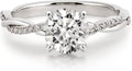 Moissanite Engagement Ring
