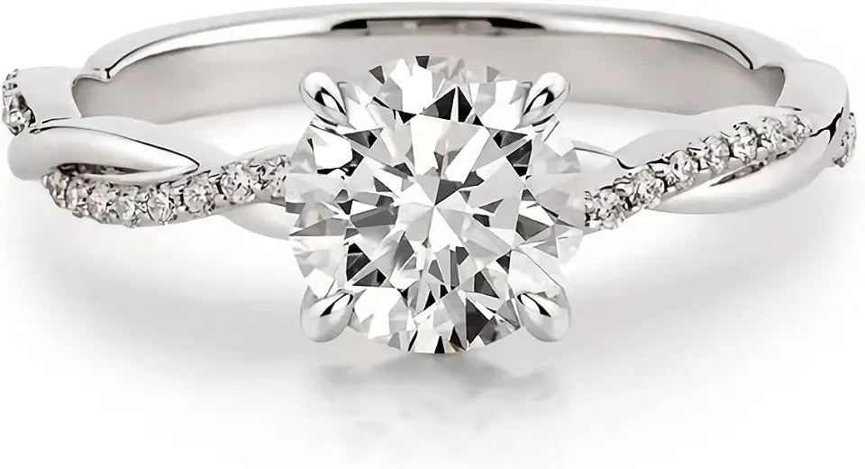 Moissanite Engagement Ring