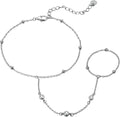 Sterling Silver Lab-Grown Diamond Bracelet
