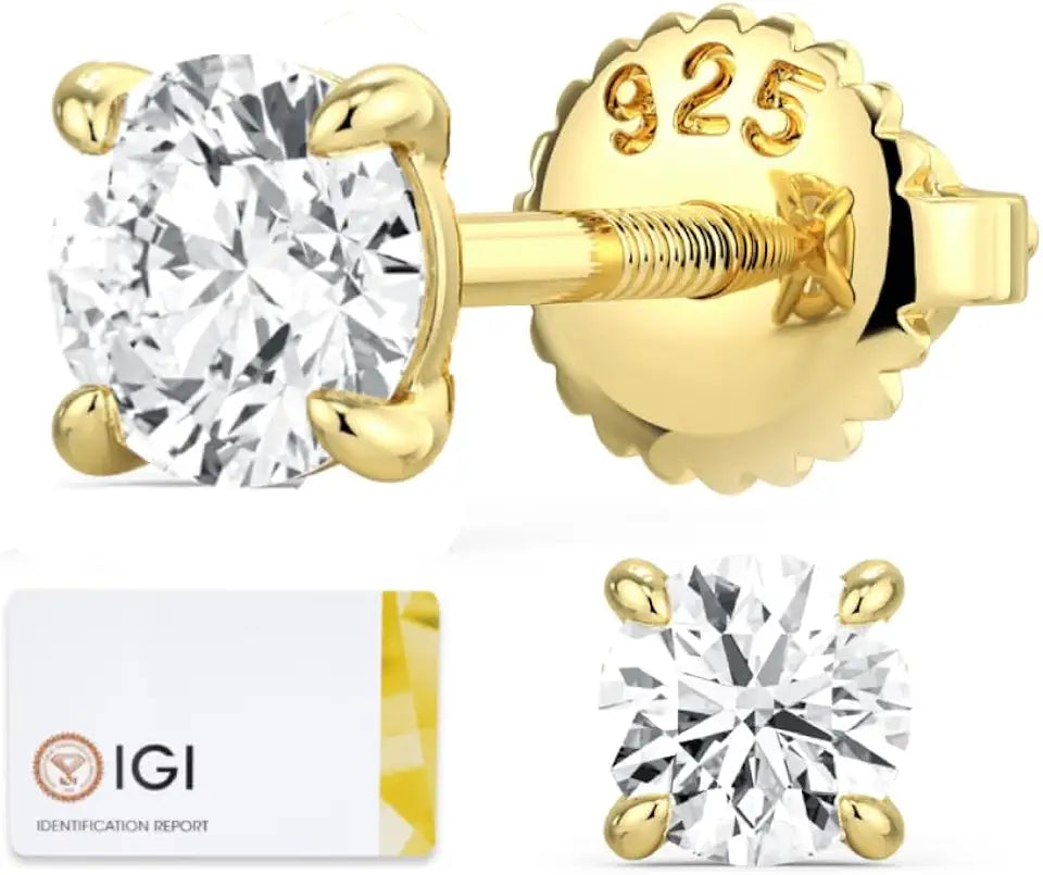 Lab-Grown Diamond Earrings