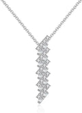 Gold-Tone Moissanite Necklace
