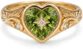 Gold-Tone Heart Ring