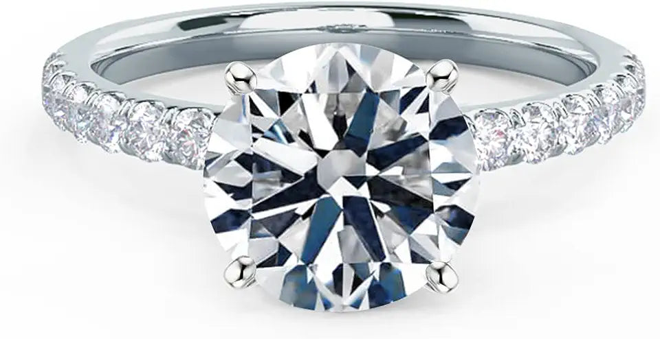 Moissanite Engagement Ring