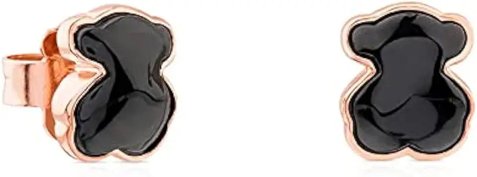 Onyx Earrings, 0.7 cm