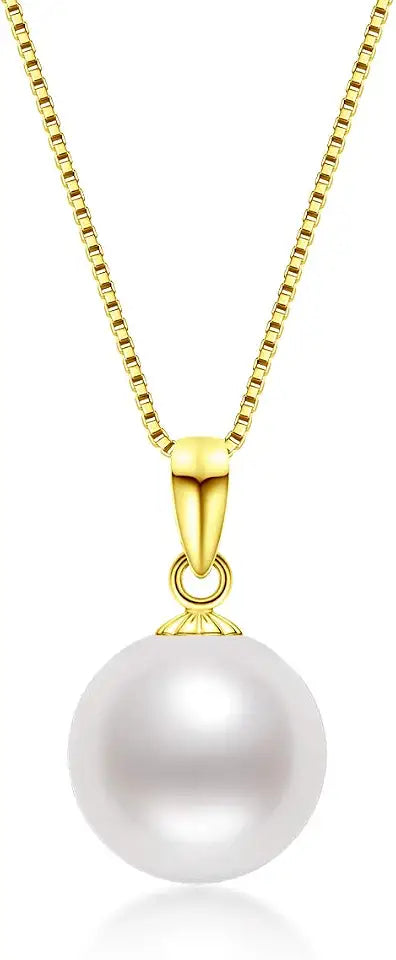 Gold-Tone Freshwater Pearl Necklace