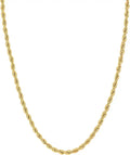 Gold-Tone Rope Necklace, 3.1mm