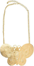 Gold-Tone Butterfly Necklace