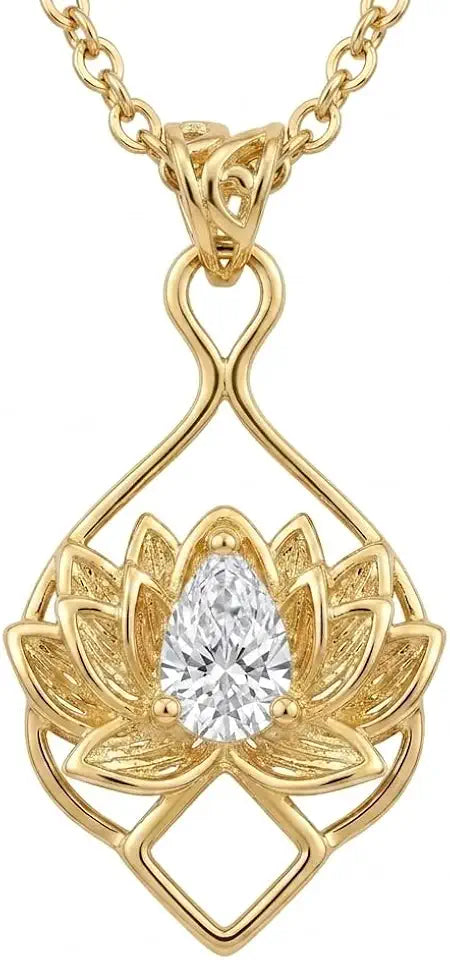 Gold-Tone Birthstone Necklace