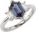 Sterling Silver Moon Engagement Ring