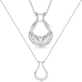 Sterling Silver Stainless Steel Necklace