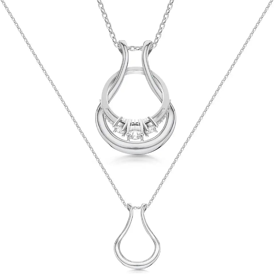 Sterling Silver Stainless Steel Necklace