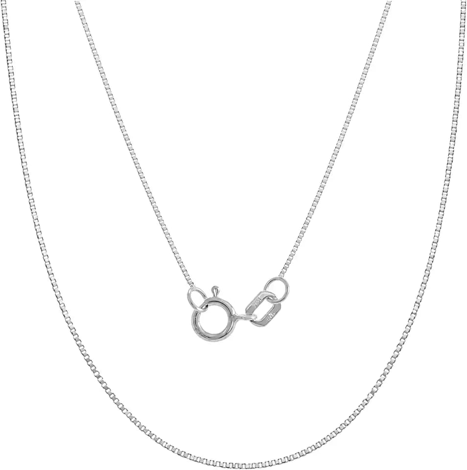 Gold-Tone Box Chain Necklace, 0.45mm