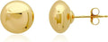 Gold-Tone Stud Earrings, 4MM