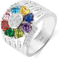 Sterling Silver Birthstone Ring