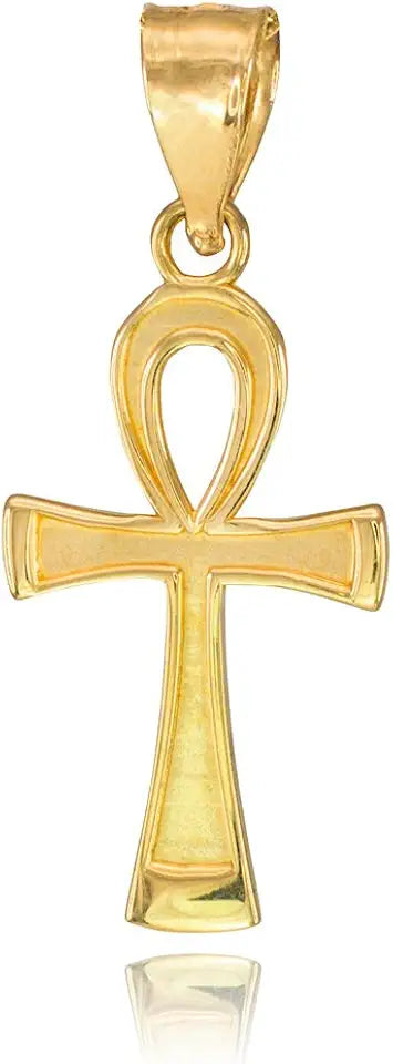 Gold-Tone Cross Pendant
