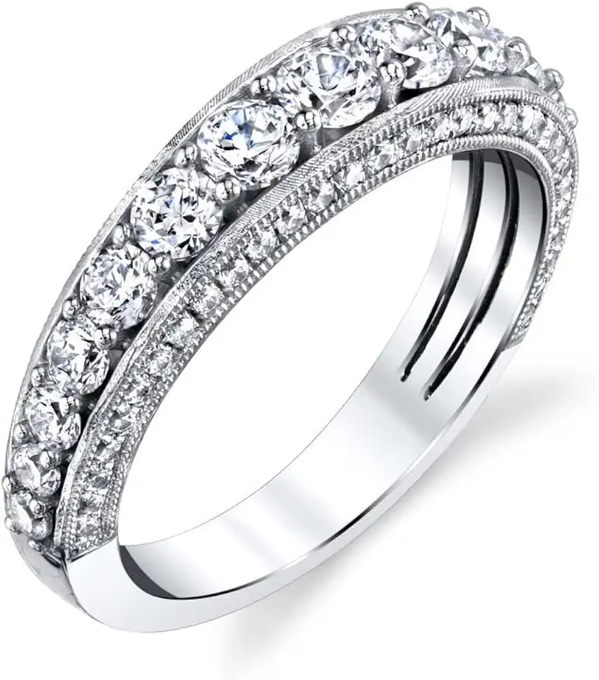 Round Moissanite Ring