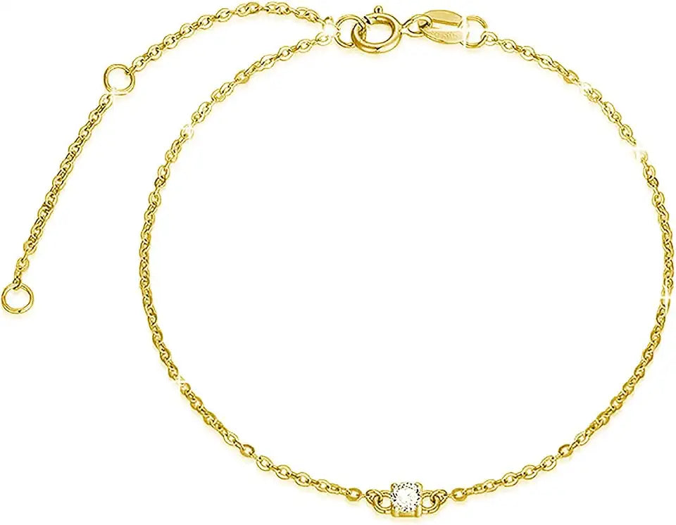 Gold-Tone Cubic Zirconia Bracelet