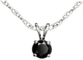 Round Solitaire Pendant