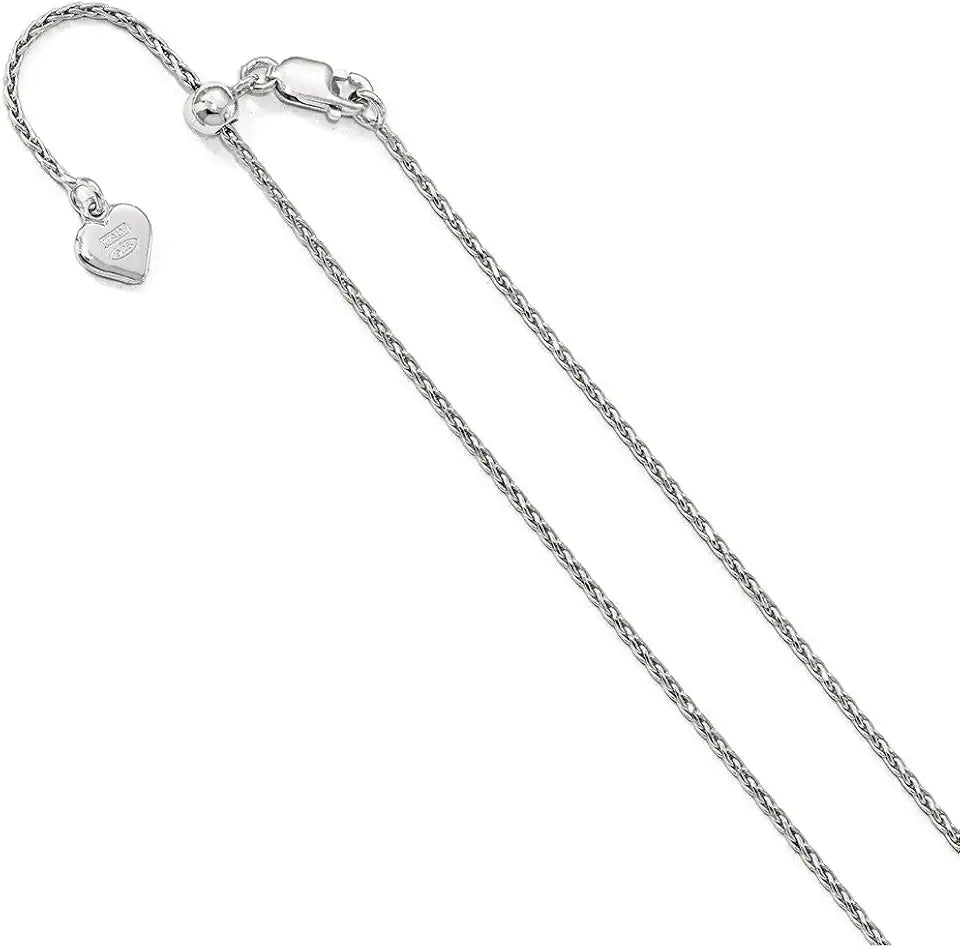 Sterling Silver Necklace, 1.1 mm