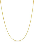 Gold-Tone Box Chain Necklace