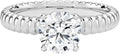 Round Moissanite Solitaire Engagement Ring