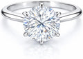 Moissanite Solitaire Engagement Ring