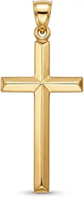 Gold-Tone Cross Pendant
