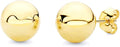 Gold-Tone Stud Earrings, 3mm