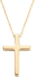 Gold-Tone Cross Necklace