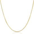 Gold-Tone Box Chain Necklace, 0.5mm