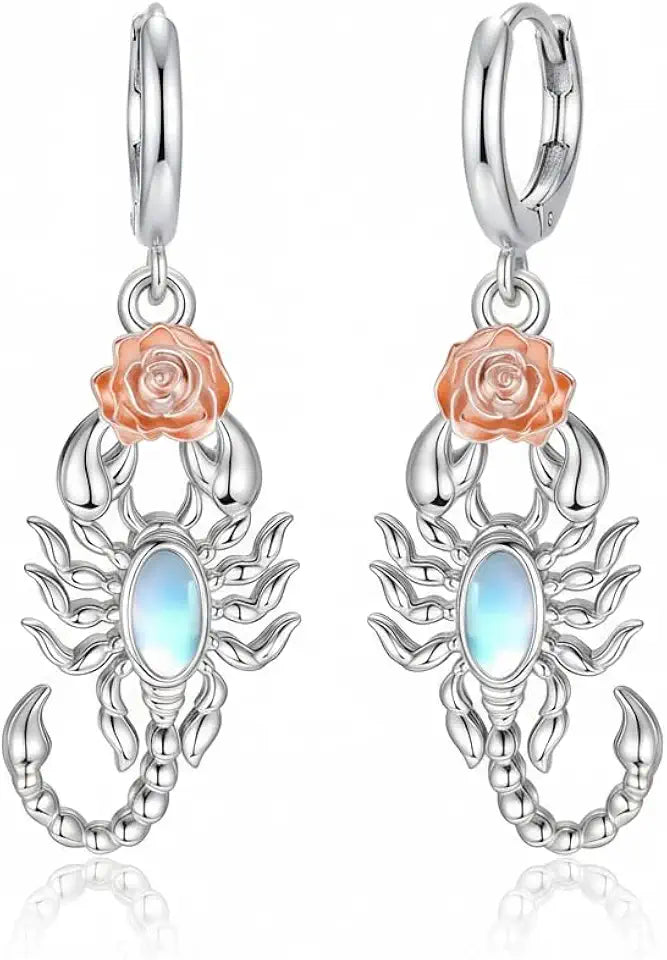 Sterling Silver Moonstone Earrings
