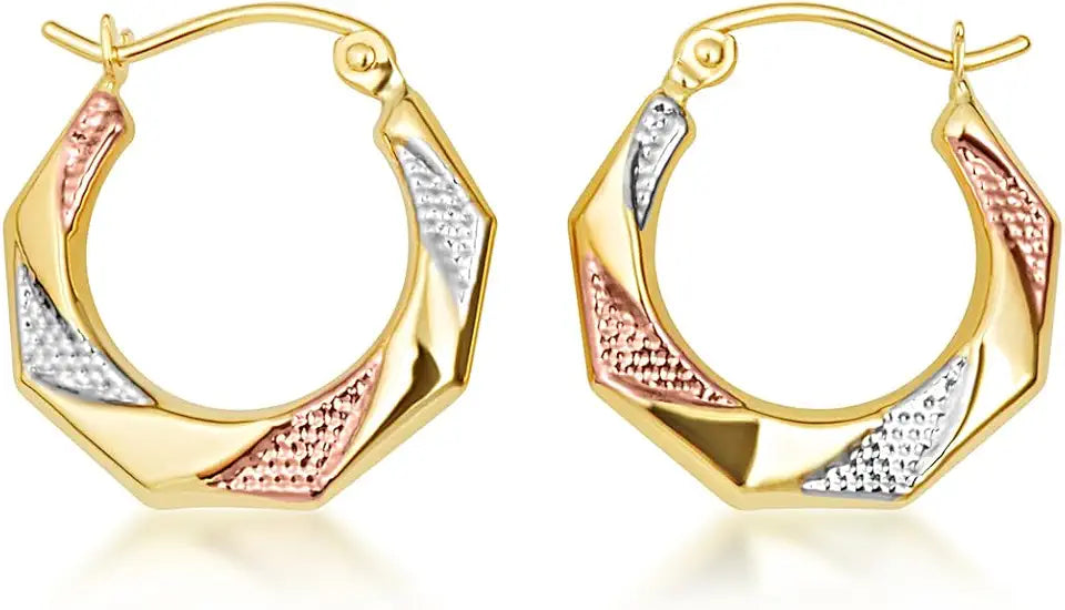 Gold-Tone Hoop Earrings