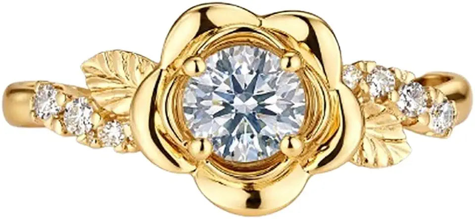 Gold-Tone Engagement Ring