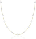 Gold-Tone Freshwater Pearl Necklace, 6.5mm