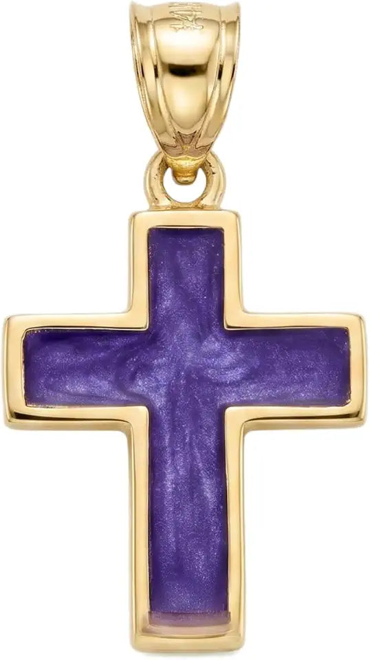 Gold-Tone Cross Pendant