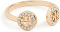 Gold-Tone Crystal Ring
