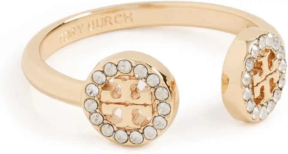 Gold-Tone Crystal Ring