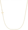 Gold-Tone Cross Necklace