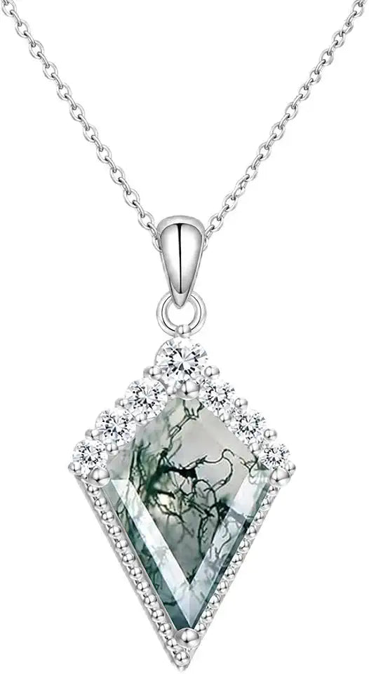 White Gold-Plated Necklace