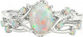 Gold-Tone Opal Engagement Ring
