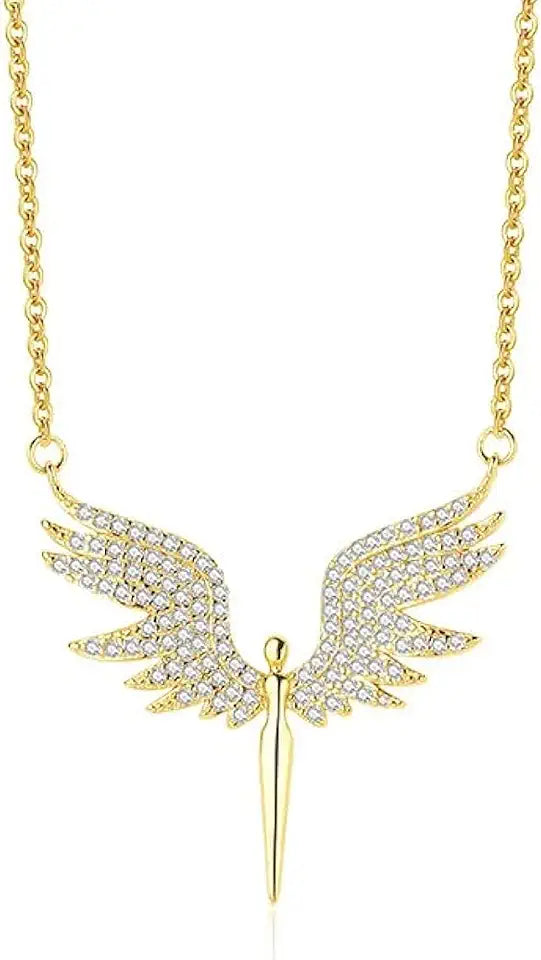 Gold-Tone Moissanite Necklace