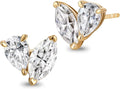 Sterling Silver Moissanite Stud Earrings
