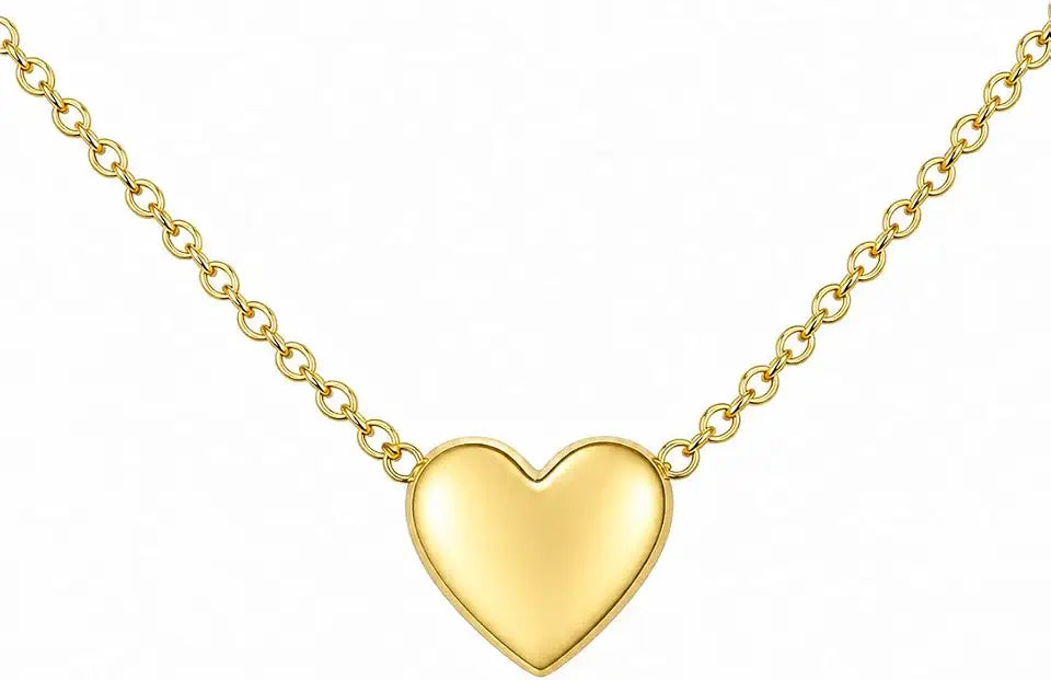 Gold-Tone Heart Necklace