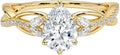 Moissanite Engagement Ring