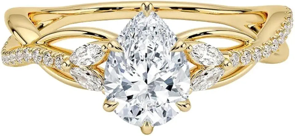 Moissanite Engagement Ring