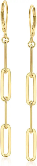 Gold-Tone Drop Earrings