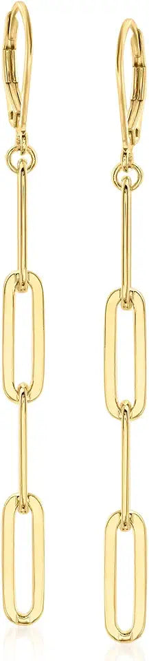 Gold-Tone Drop Earrings