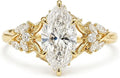 Gold-Tone Sterling Silver Infinity Engagement Ring
