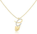 Gold-Tone Moissanite Necklace
