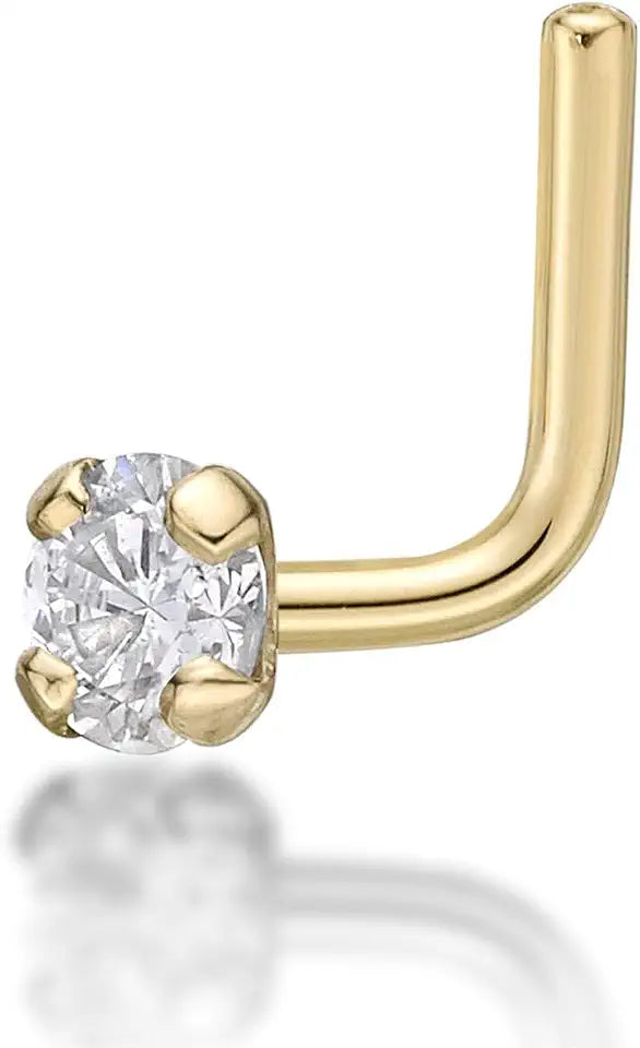 Gold-Tone Stud Body Jewelry, 2.7mm